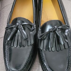 Cole Haan Black Tassel Loafers